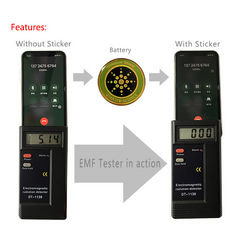 Quantum Anti Radiation Shield 5G EMF Protection - Phones Laptops - 12 Stickers